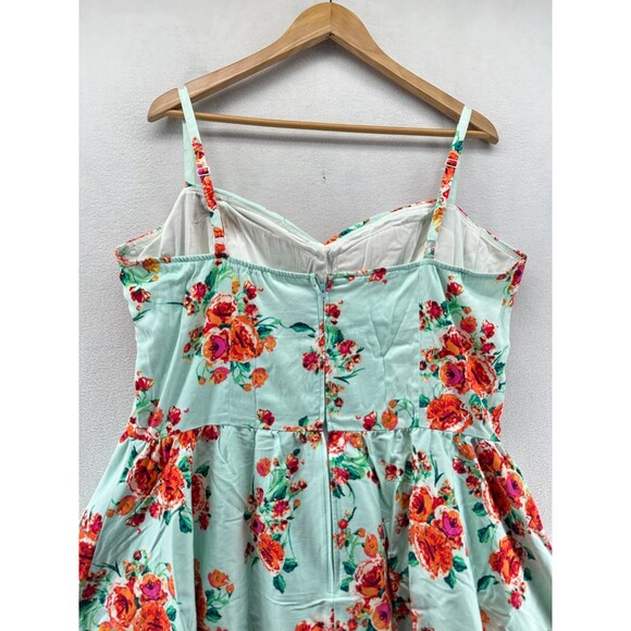 Stop Staring Marisol Swing Dress Size 18 Floral Colorful Sweetheart Rockabilly - Picture 6 of 11